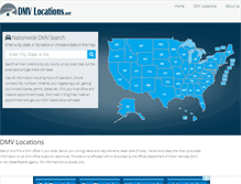 Tablet Screenshot of dmvlocations.net